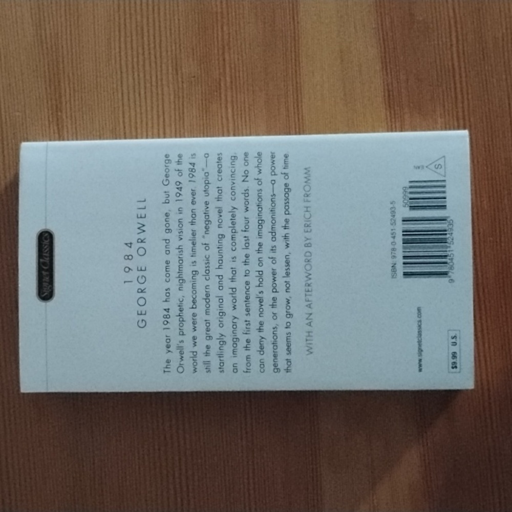 George Orwell 1984 Book - Picture 2 of 2